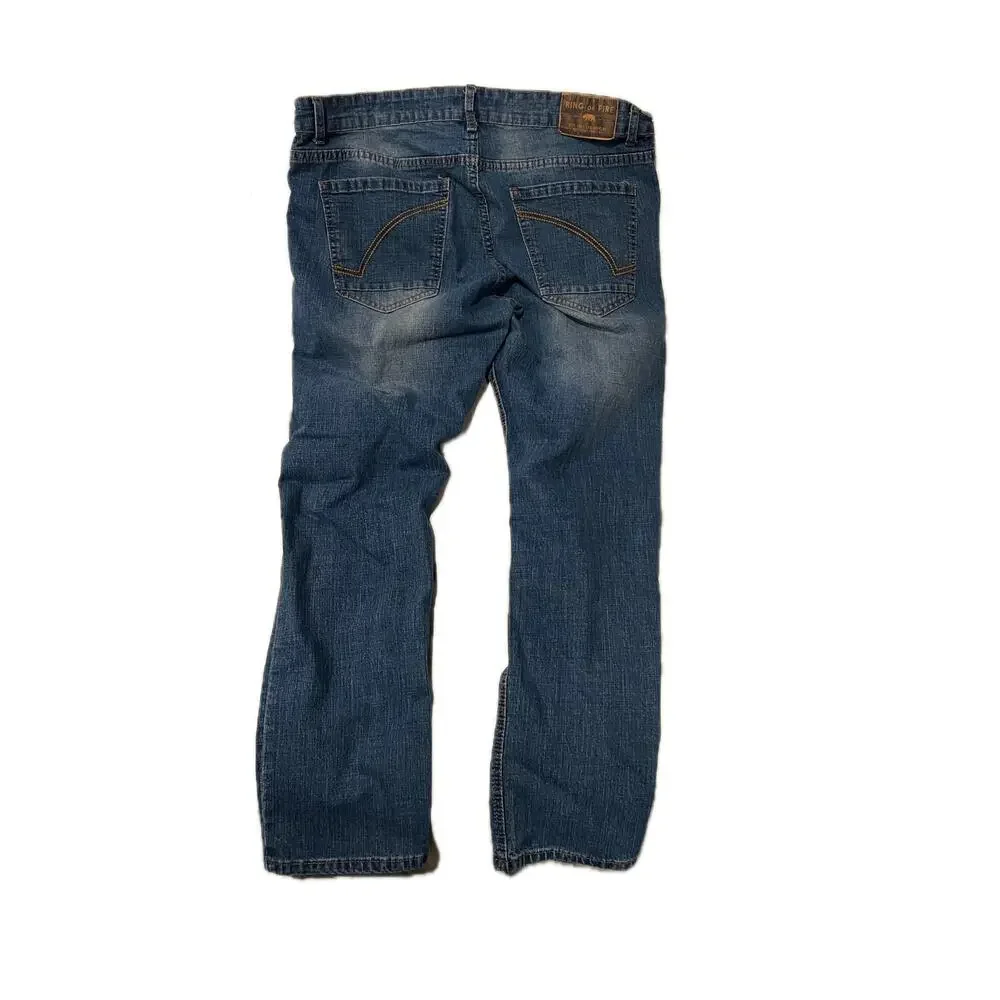 Ring Of Fire Slim Fit Jeans Mens 34x30